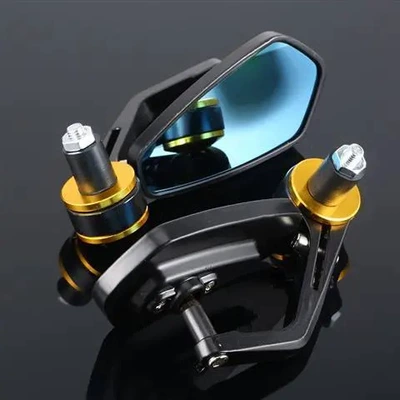Mirror 22mm Caliber, Motorcycle rearview mirror - 1-5003-gold