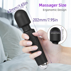 Jiuba 20 frequency knight strong shock AV stick appearance shock upgrade vibrator upgrade female masturbation orgasm massager