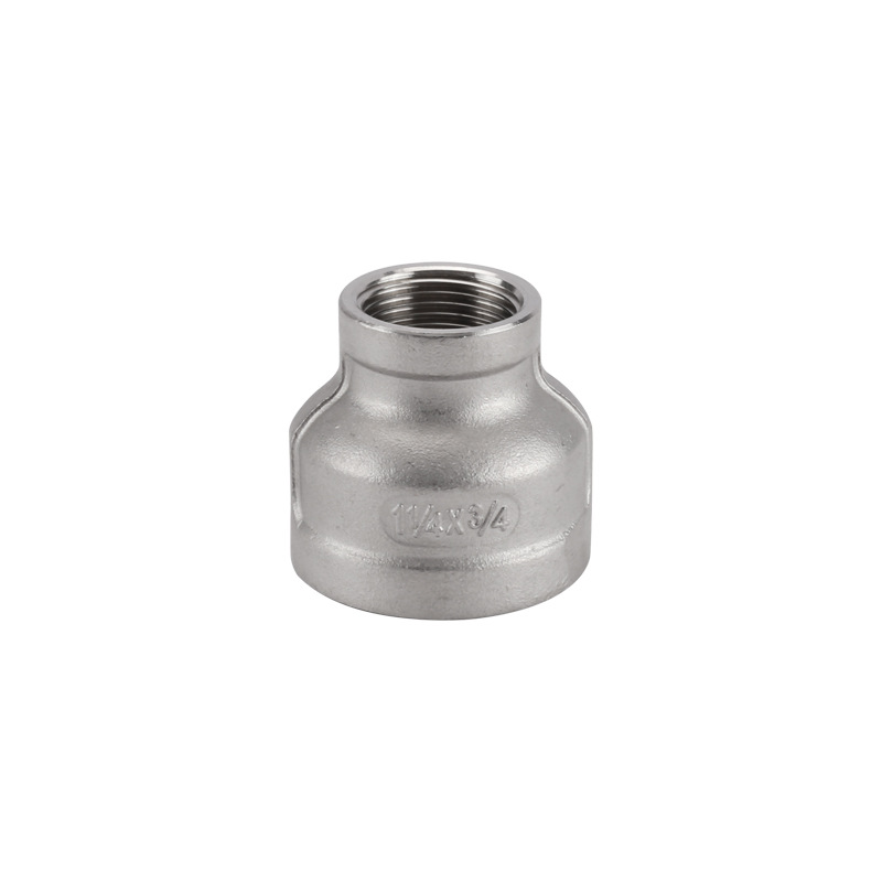 304 stainless steel 6-minute to 4-minute reducing double inner wire direct 1-1.2 inch equal diameter pipe antique pipe joint fittings