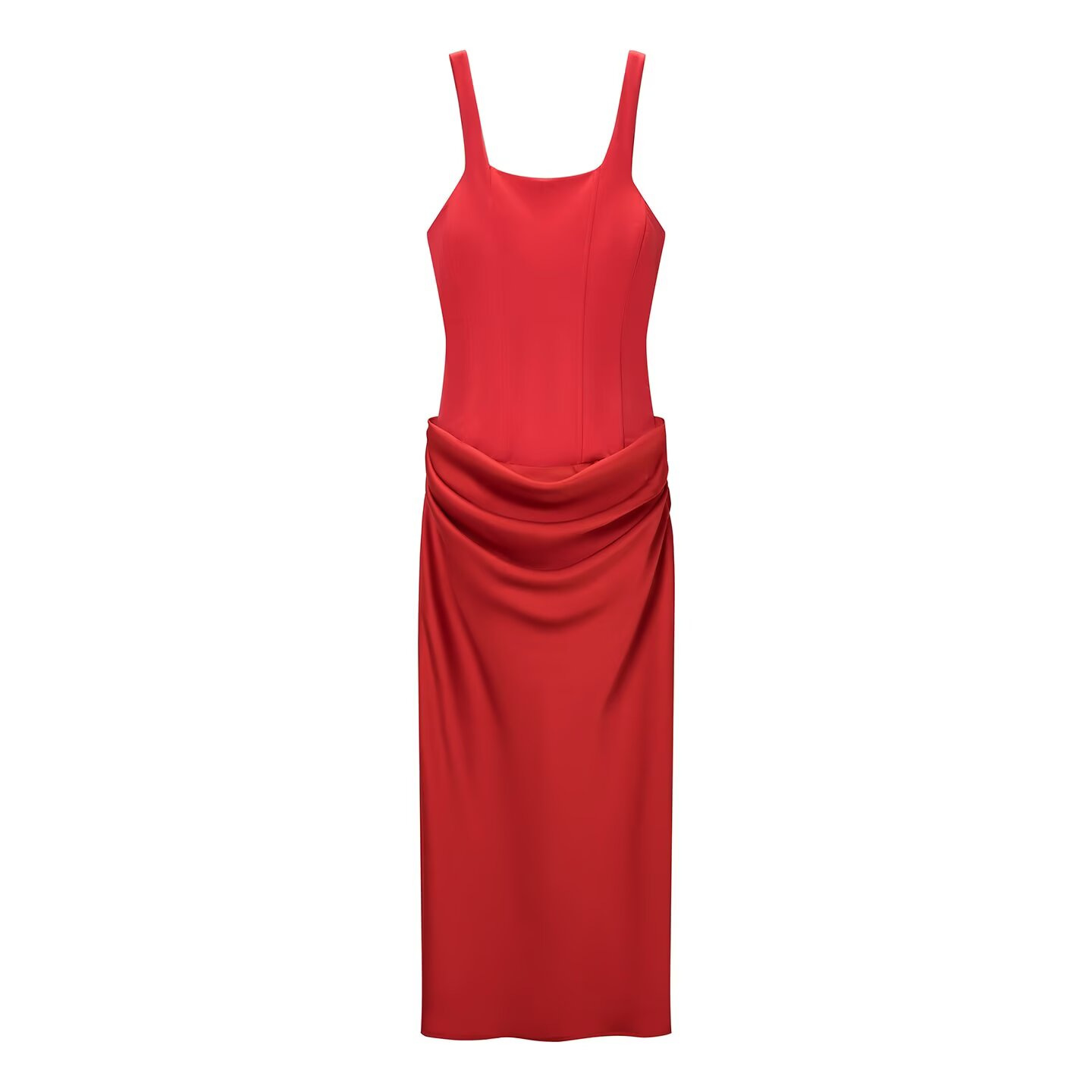 Women's Bodycon Maxi Dress Solid Color Sleeveless Slim Fit Backless Slit Evening Party Dress_ecoleips.com