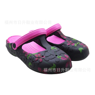 OEM���ƿ羳���Q�ļ�Ůʿ����Ь�oˮ�DӡEVA��װ��^���� Sandals