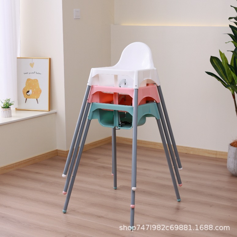 Cross-Border Baby Chair Baby Dining Chair Kidsren's High Dining Chair Restaurant Home Hotel Baby Chair Factory Wholesale