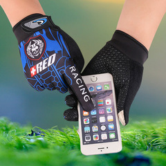 Men and Women Spring and Summer Outdoor Sports Gloves Bicycle Mountain Bike Long Finger Riding Fitness Gloves Full Finger Gloves