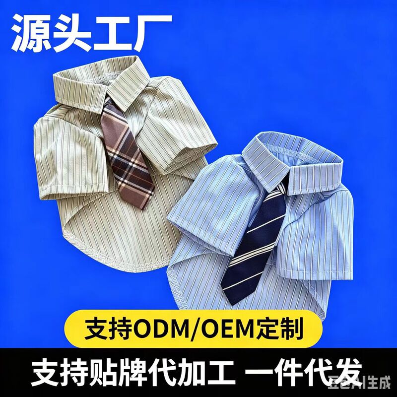 Highly Stylish Pet Cat Clothes for Boyfriend, Spring and Summer Thin Shirts for Bichon, Corgi, Highland, Teddy, and Small Dogs Highly Stylish Pet Cat Clothes for Boyfriend, Spring and Summer Thin Shirts for Bichon, Corgi, Highland, Teddy, and Small Dogs