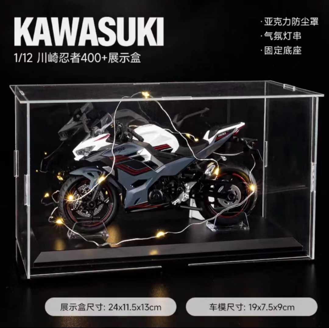 1/12 Chuan * ninja400 modelo de motocicleta simulación aleación ninja modelo de coche coche juguetes para niños al por mayor