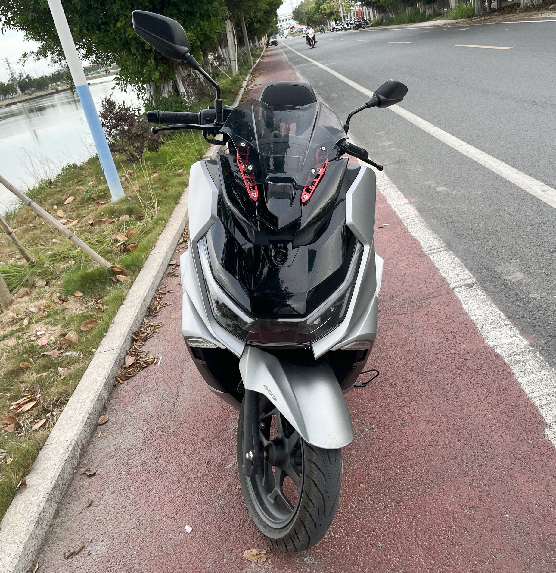 Suitable for Honda Ns150Gx Competitive Windshield 150Gx Sports Windshield Modified Small Front Windshield Accessories Adjustable up and down
