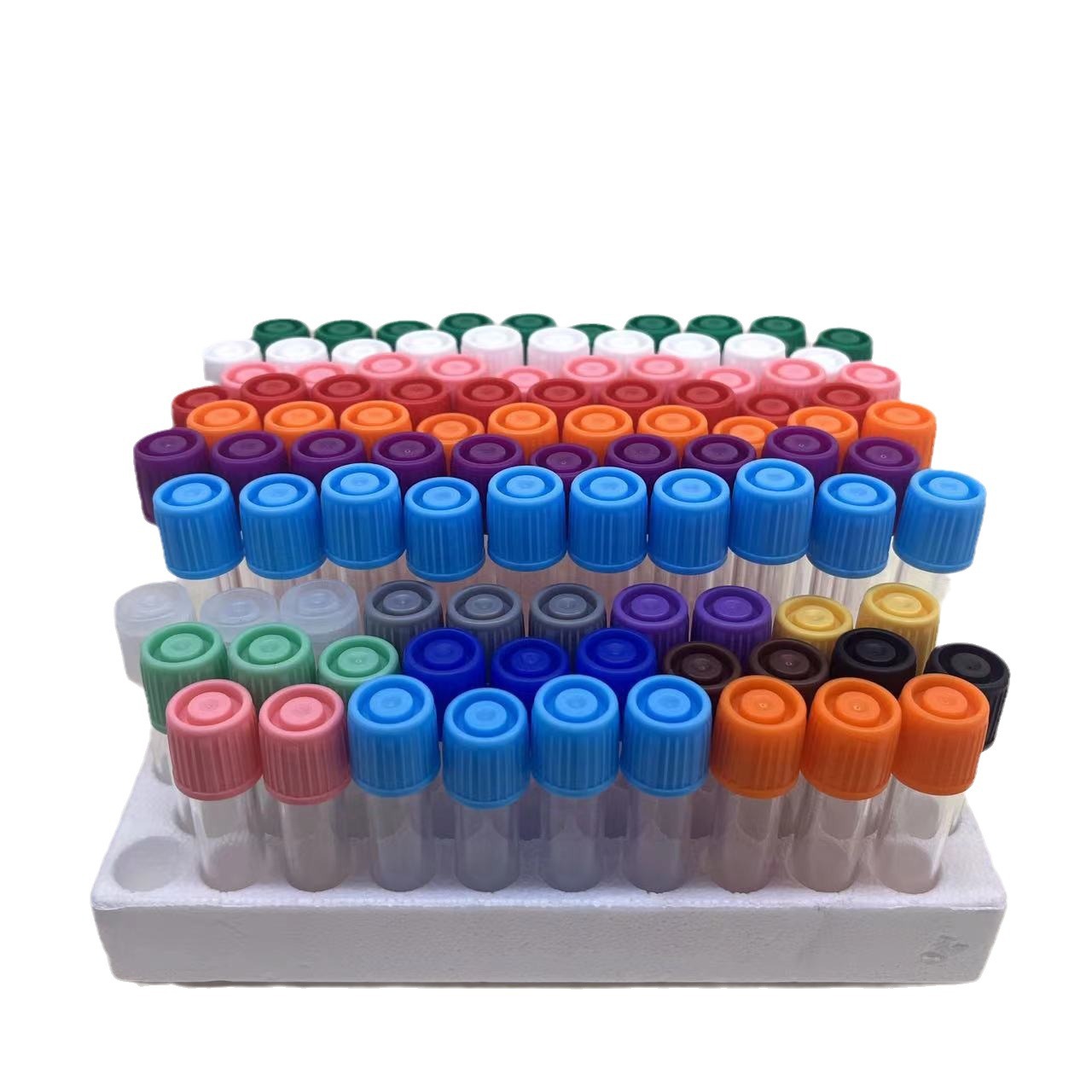 En stock 5ml botella de tubo de ensayo de líquido de 5ml ampolla inferior redonda de vidrio cosmético transparente botella tubo de recolección de sangre