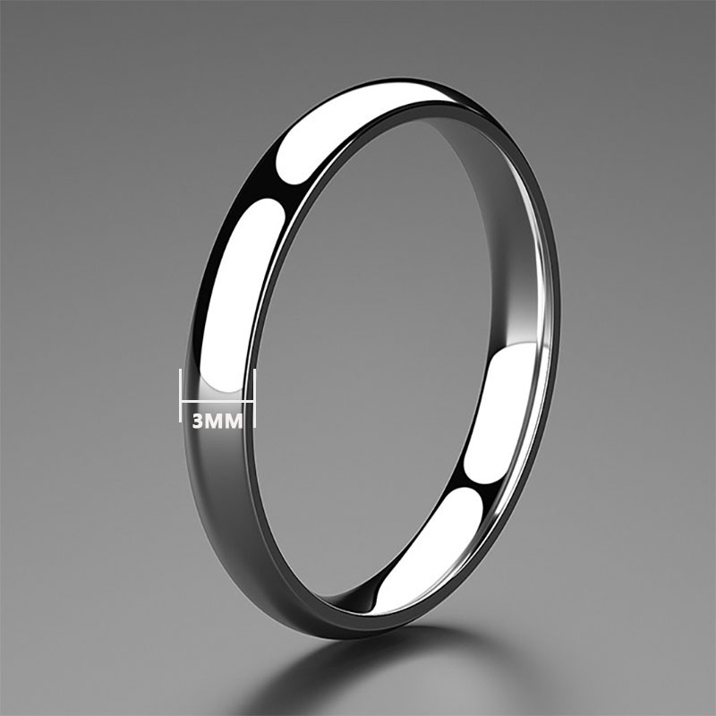 10, 11, 6 Ring Size Geometric Titanium Steel Simple Style Rings