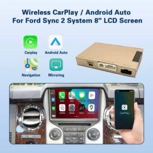 Simsiz CarPlay/HiCar/Android Auto Ford Sync2 8 düym ekran dekoderi