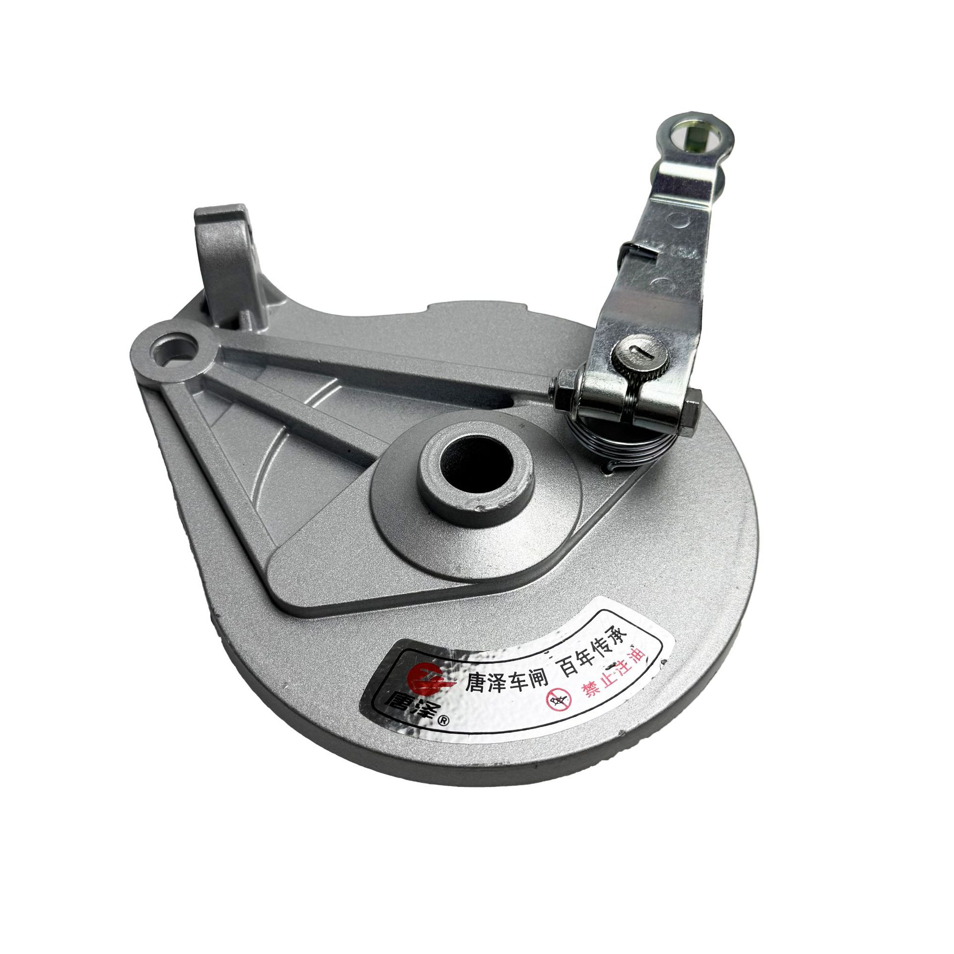 Electric Vehicle Tangze Rear Drum Brake Assembly, 16-Hole 110 Wear-Resistant Brake, Sensitive, Environmentally Friendly, Silent