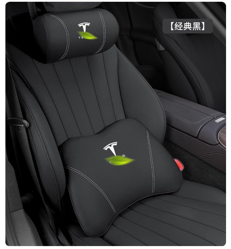 Tesla Headrest Modely Ya Car Lumbar Support Model3/Y Special Cushion Car Neck Pillow Seat Pillow