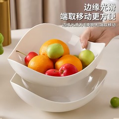 インスタイルの見栄えの良い壊れない新しい高級フルーツプレートリビングルーム高級プラスチック大容量フルーツプレート