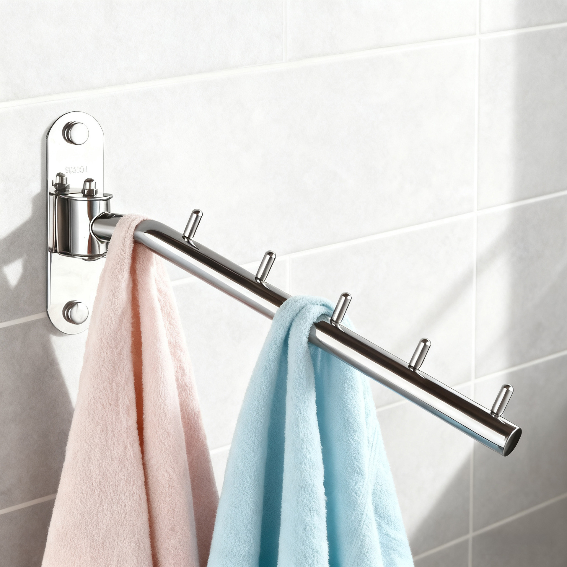 304 Stainless Steel Clothes Hanger Rotating Clothes Drying Rod Household Coat Hook Multi-Functional Hook Rotating Clothes Drying Rack