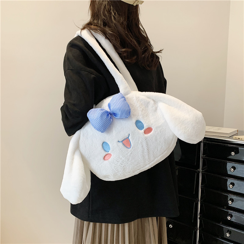 Bolsa de peluche femenina, linda, estilo Coolomi, bandolera, maquillaje, regalo de cumpleaños, al por mayor