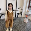 Set for leisure, shirt, autumn overall, oversize, children's clothing