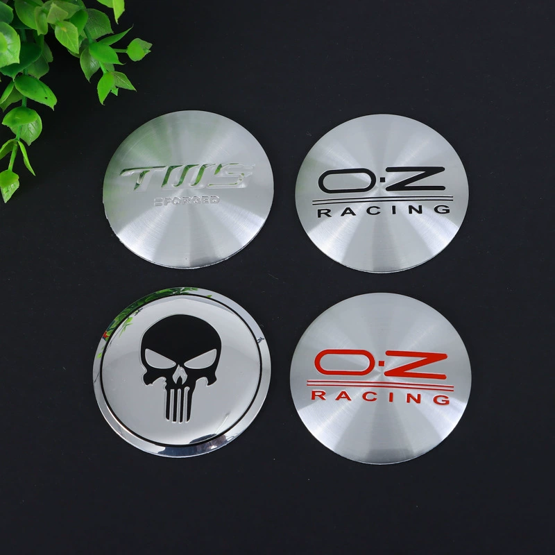 Индивидуальные металлические колпаки, персонализированные колпаки для автомобильной стереосистемы из алюминиевого сплава, печатные вогнутые и выпуклые колпаки для колес, изготовленные на заказ.