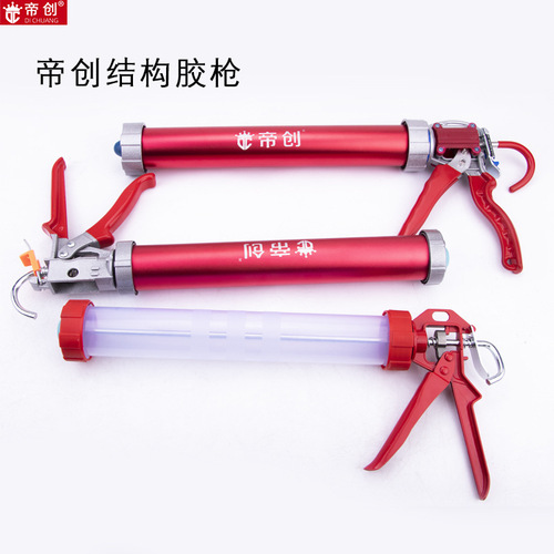 Manufacturer Dichuang Glass Glue Gun Labor-saving Rotating Structure Soft Glue Semi-circular Glue Gun Bearing Seam Tool Sealing Glue Gun