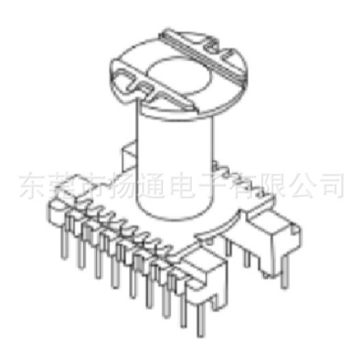 ER39 ERL39高频骨架ER3942骨架立式6+6 3904磁芯骨架电子变压器