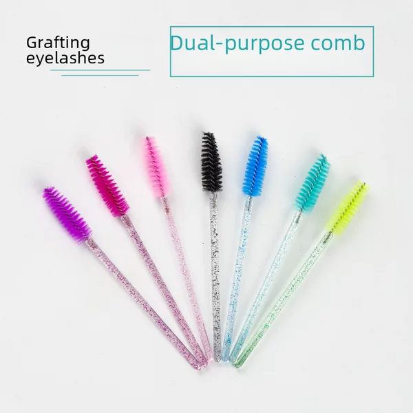 Crystal Rod Mascara Brush Grafting Makeup Mascara Brush Nylon Portable Crystal Rod Onion Powder Mascara Roll