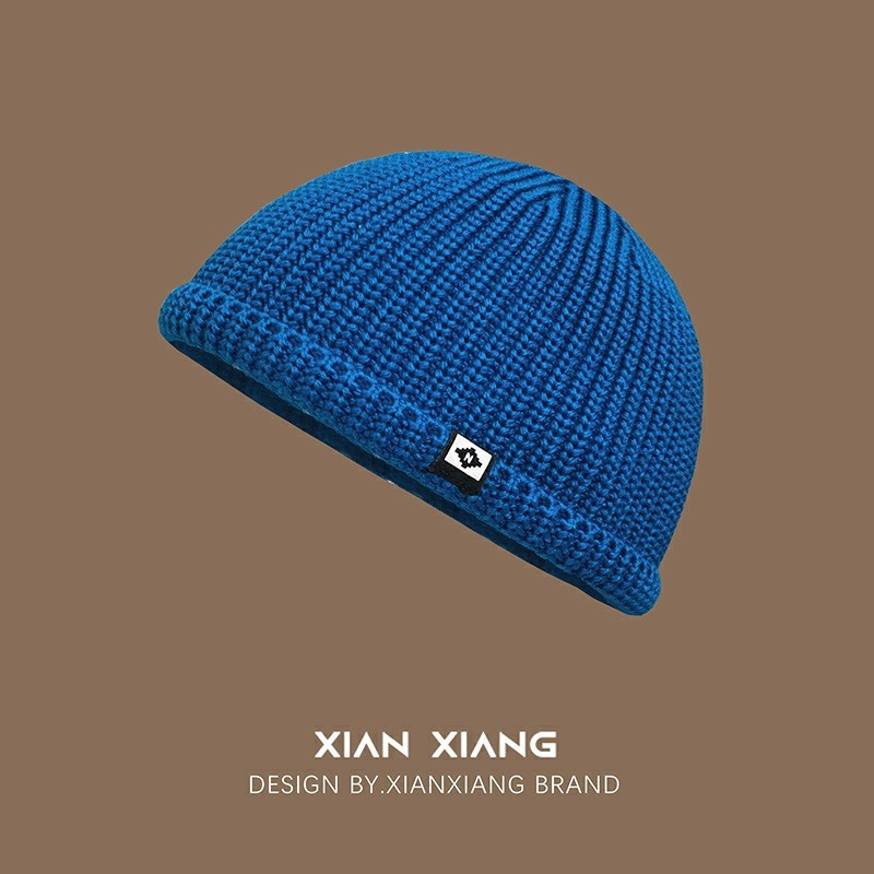 멜론 스킨 모자--블루