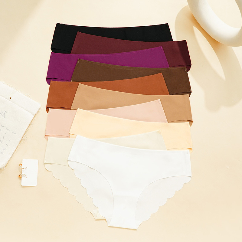 Braguitas de encaje sin costuras estilo europeo y americano para mujer, bragas sexys de cintura baja que levantan los glúteos y evitan el apriete para mujeres jóvenes.