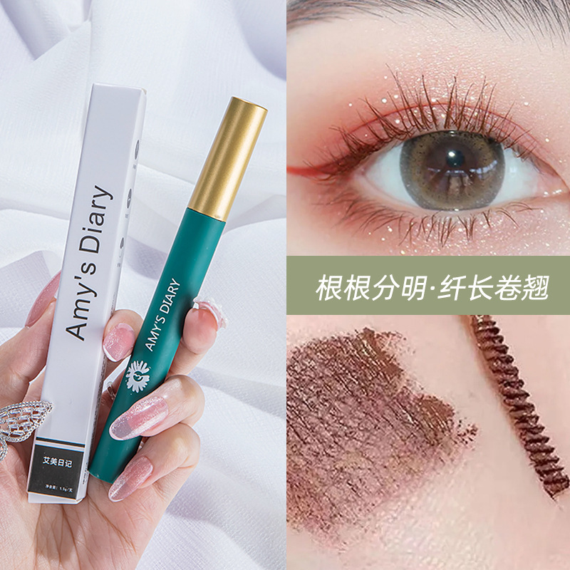 Douyin explosion Emmy diary green pipe slim long curl mascara…
