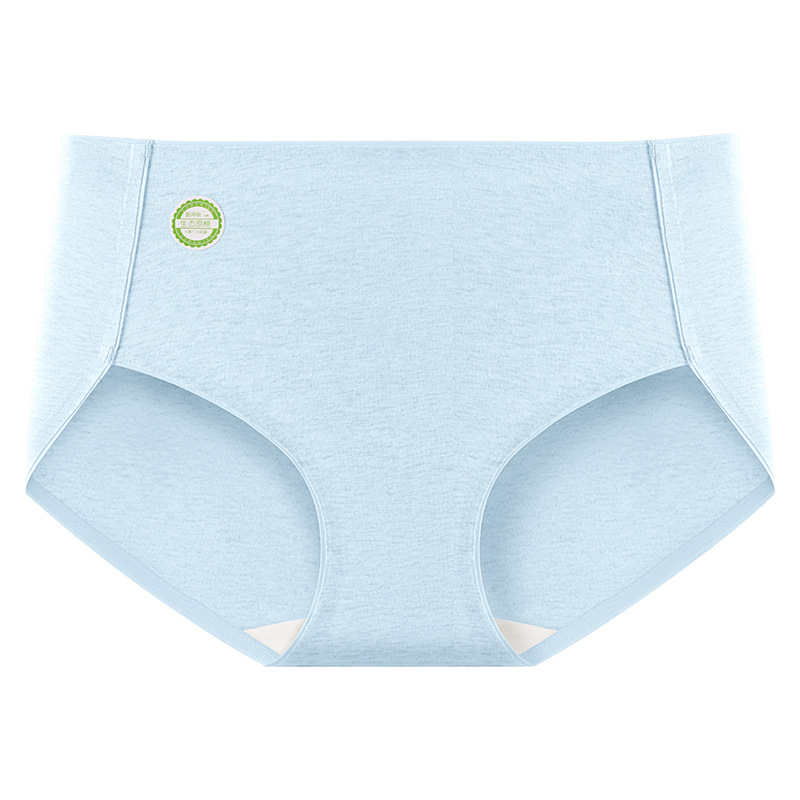 Una categoría de algodón puro 2025 nuevo estilo entrepierna antibacteriana entrepierna larga transpirable color médico algodón de talla grande cintura media sin costuras ropa interior para mujer