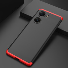 新款适用VIVOV29E纯色手机壳一件代发创意磨砂硬壳拼接撞色保护套