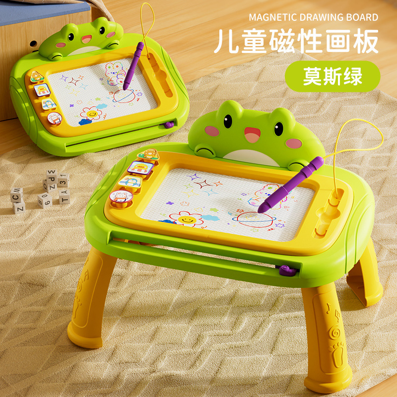 Juguetes de tablero de pintura magnético para niños graffiti colorido dibujo y escritura aprendizaje borrable dibujos animados juguetes de educación temprana