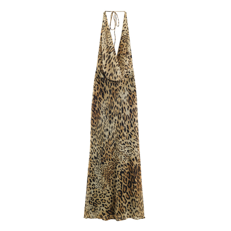 AliExpress Wholesale Summer New Women's Animal Print Halter Neck Pleated Long Dress 7841399 AliExpress Wholesale Summer New Women's Animal Print Halter Neck Pleated Long Dress 7841399