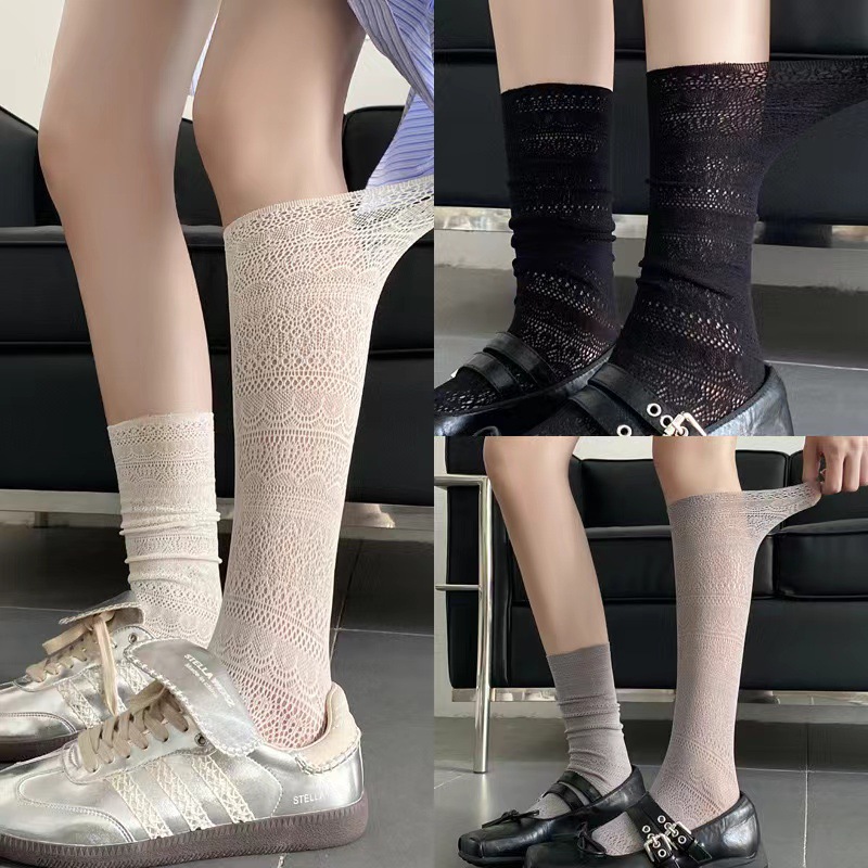 Breathable summer thin high boots