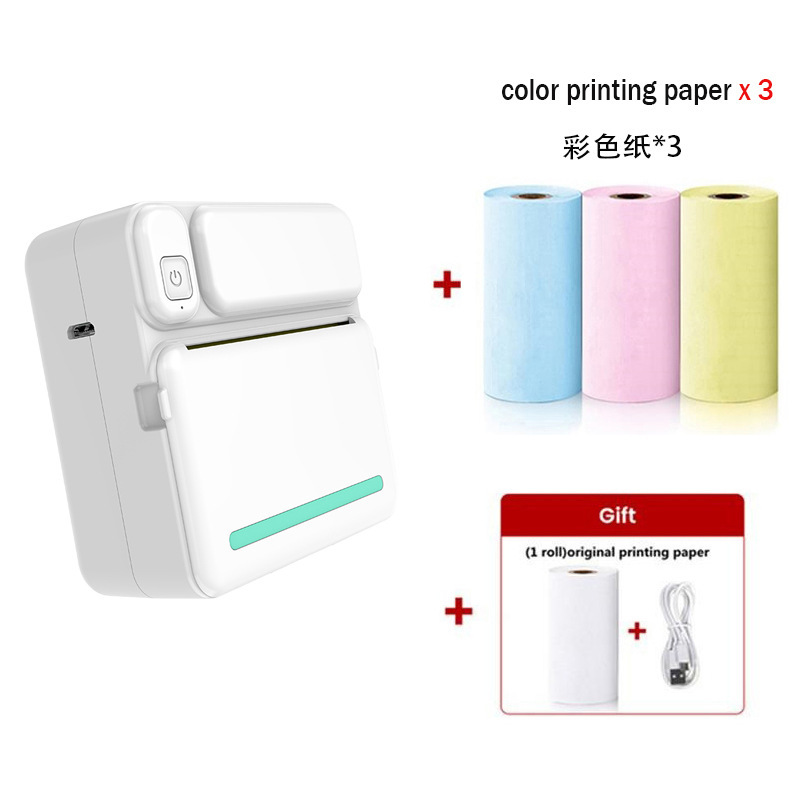 C19 블루에는 인쇄지 1롤 + 색지 3롤이 함께 제공됩니다.