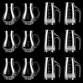 玻璃白酒分酒器洋酒红酒醒酒器家用饭店用小号100ml分酒壶带刻度