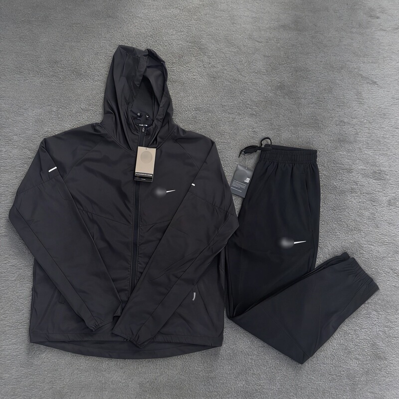 Cross-border in-stock summer men's lightweight breathable quick-dry jacket for outdoor sports, running, reflective casual quick-dry jacket