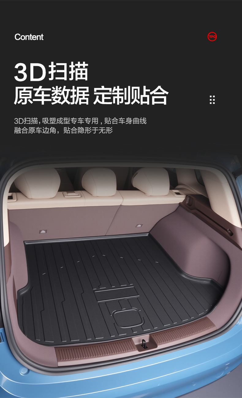 Suitable for Shangjie H5 Trunk Mat, Car Supplies, Modified Accessories, Special Car Interior Decoration Trunk Mat