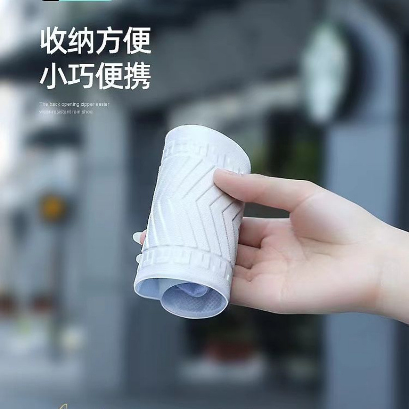 户外男女水鞋防滑鞋套防雨雨靴高筒雨鞋防水鞋套加厚耐磨骑行双层|undefined