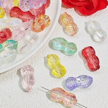 新款琉璃花生摆件装饰品家具工艺礼品DIY手工手链项链材料小配件