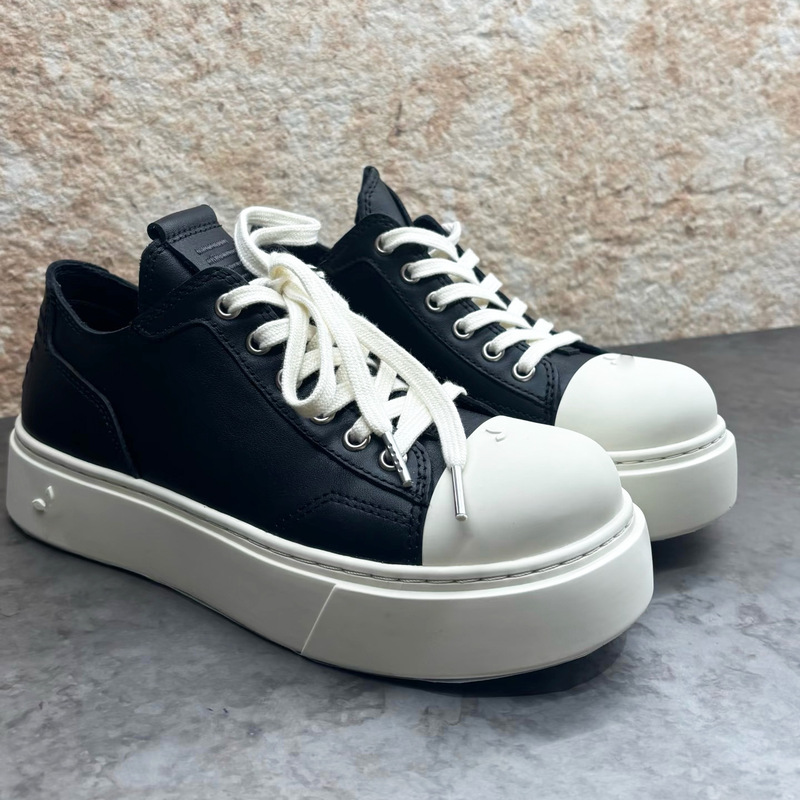 Original Smf Cross-Pattern Thick-Soled White Sneakers with Platform Heels, Height-Increasing Shoes, Versatile, Leg-Lengthening, Casual Trendy Sneakers