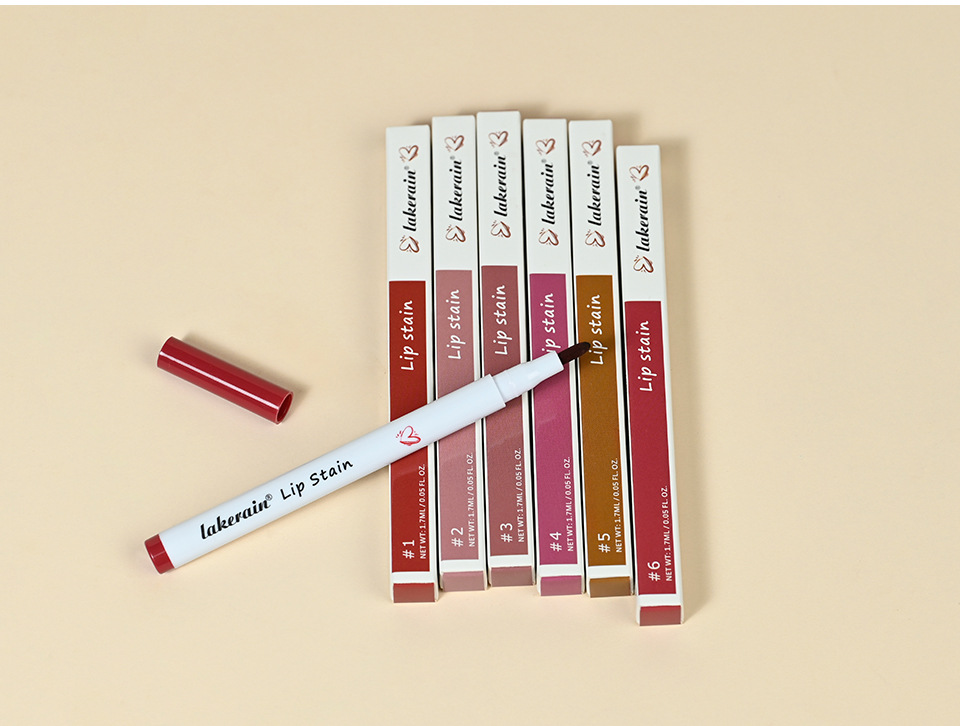 lakerain lip liner pen matte, not easy to stick to the cup, smooth lip liner pen undefined