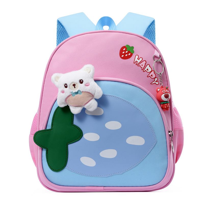 Mochila infantil encantadora de dibujos animados mochila escolar de jardín de infantes 4 - 6 años mochila para niños y niñas ligera para reducir la carga 5