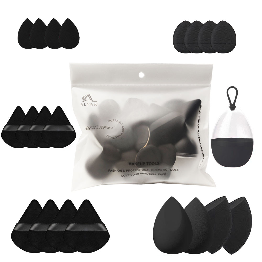 Botella flotante de belleza huevo traje de relleno de polvo puff 7 Paquete de espuma cojín de aire grande BB herramientas de maquillaje esponja maquillaje huevo