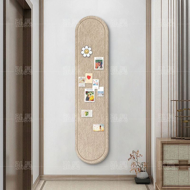 Настенная доска для сообщений без перфорации, фетровая настенная наклейка для детского сада, дисплейная доска для гостиной, ТВ, фоновая стена, трехмерная настенная наклейка