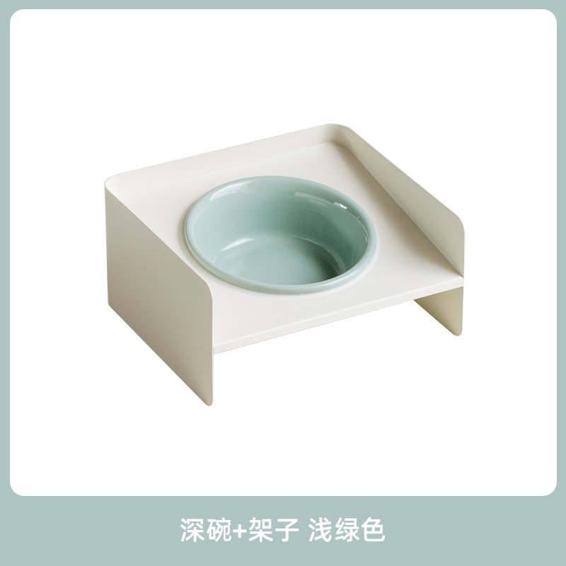 Tacos de cerámica personalizados para gatos y perros, cuencos para proteger la columna cervical, cuencos para beber, cuencos de grano, cuencos inclinados, soporte de cuencos