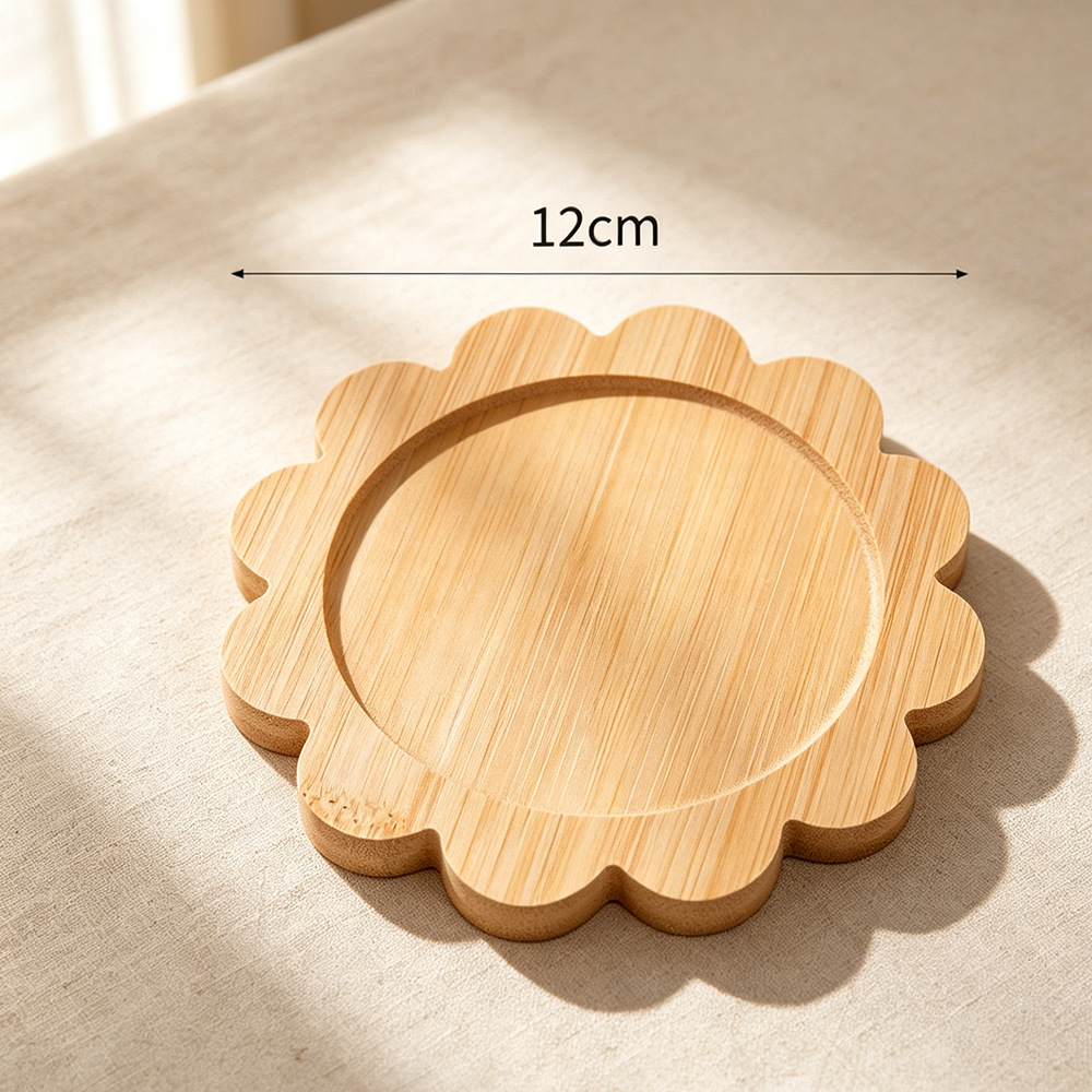 Base de Posavasos para Mosaico de Bambú Artesanal para Hogar