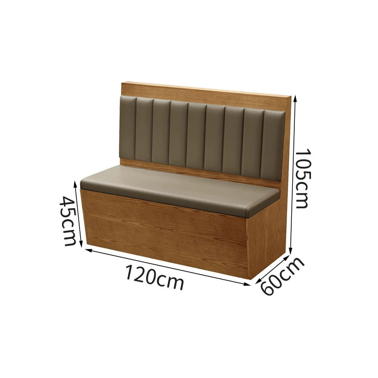 Juego de Mesa y Sillas para Comedor de Madera Maciza para Restaurante