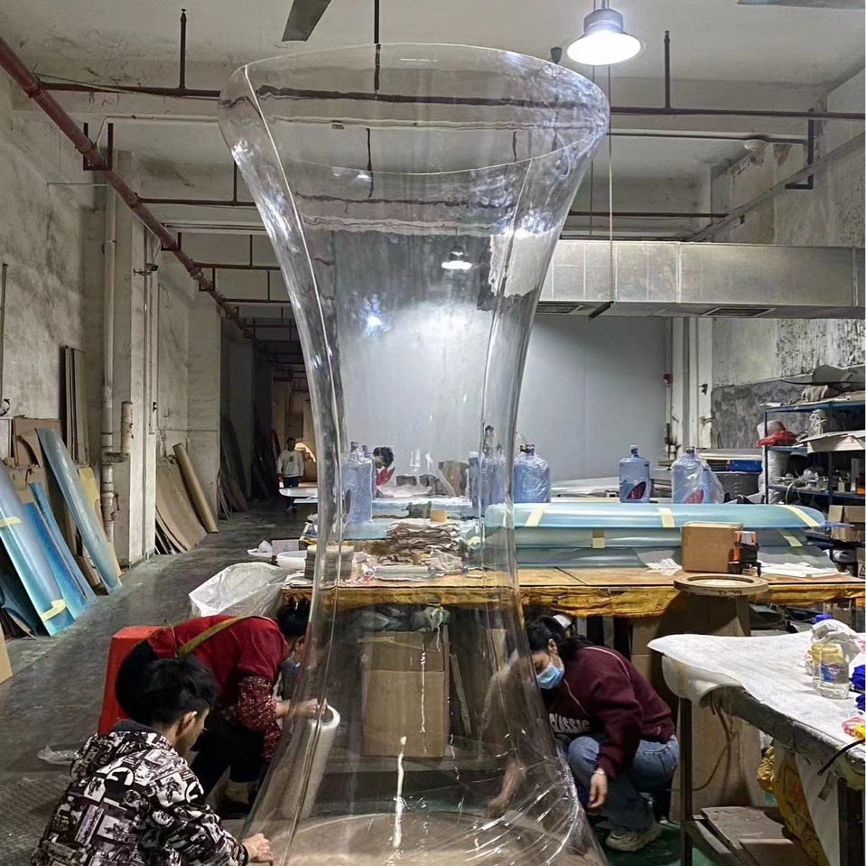 东莞亚克力厂家专业加工特殊异性亚克力热弯产品激光切割创意