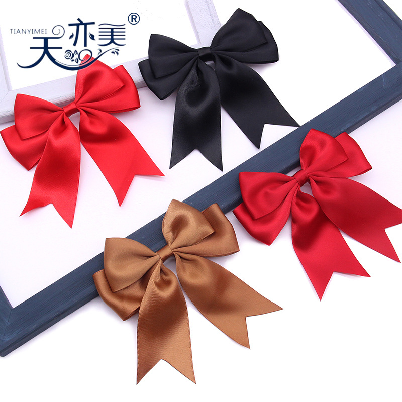 Tianyi Mei cinta de poliéster de cola de Milano arco grande 10cm tamaño de doble capa de embalaje de regalo arco de cinta