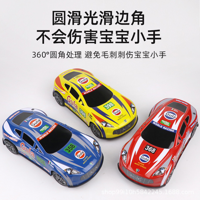 Aleación de gran tamaño inercia carro de acero coche de juguete para niños coche deportivo de carreras jardín de infantes accesorios de juguetes de comercio electrónico al por mayor