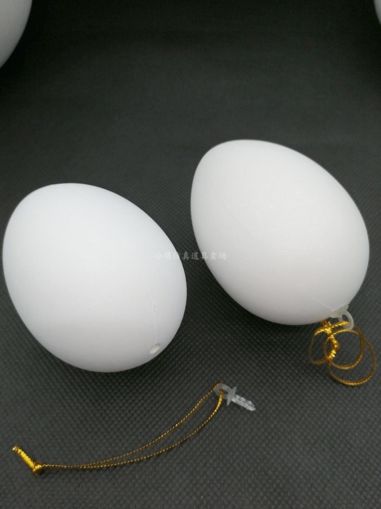 Modelo Yinwo 6 Juguetes para niños Huevo de ganso Huevo de Pascua Huevo grande 30cm Accesorios de fotografía Pintura de cáscara de huevo