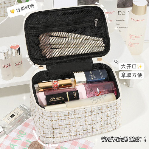 Cosmetic bag for women, portable, high-end, large-capacity, super popular ISN-style cosmetics storage box, toiletry bag wholesale